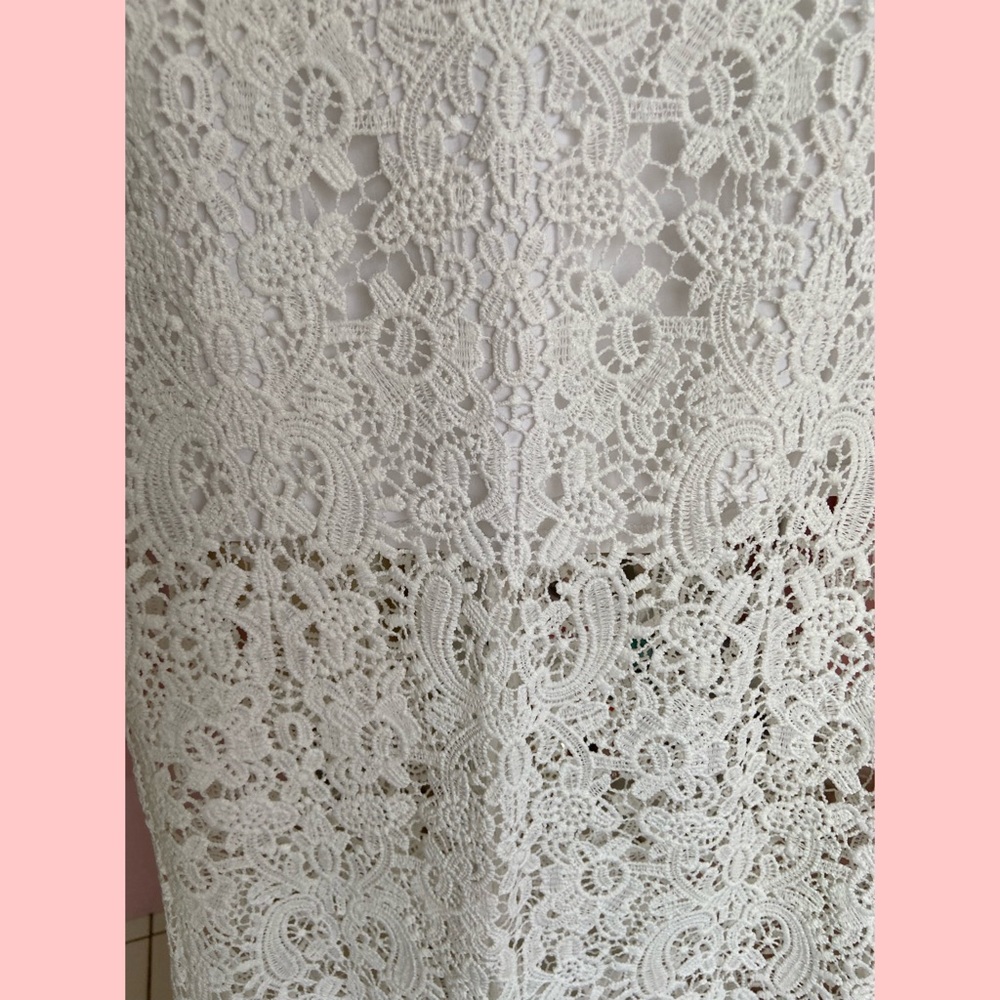 White Lace Skirt - image 4